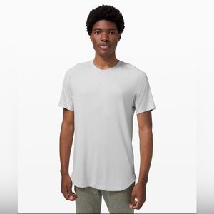 Lululemon Drysense Short Sleeve Shirt Small Heathered Vapor Small